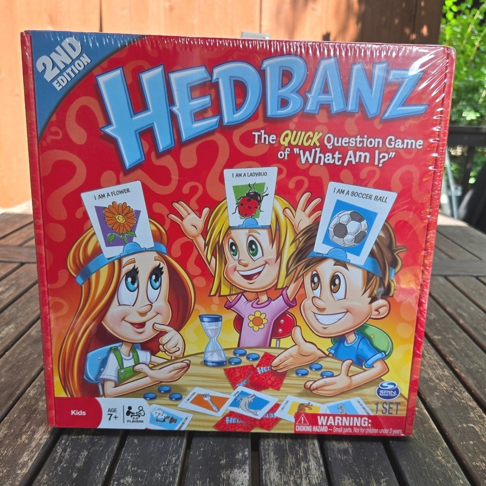 Spin Master Hedbanz 2nd Edition Kids Board Game Factory Sealed New